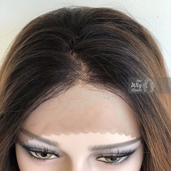 24" Loose Wave Copper Lace Wig | Shantell - Picture 7 of 11